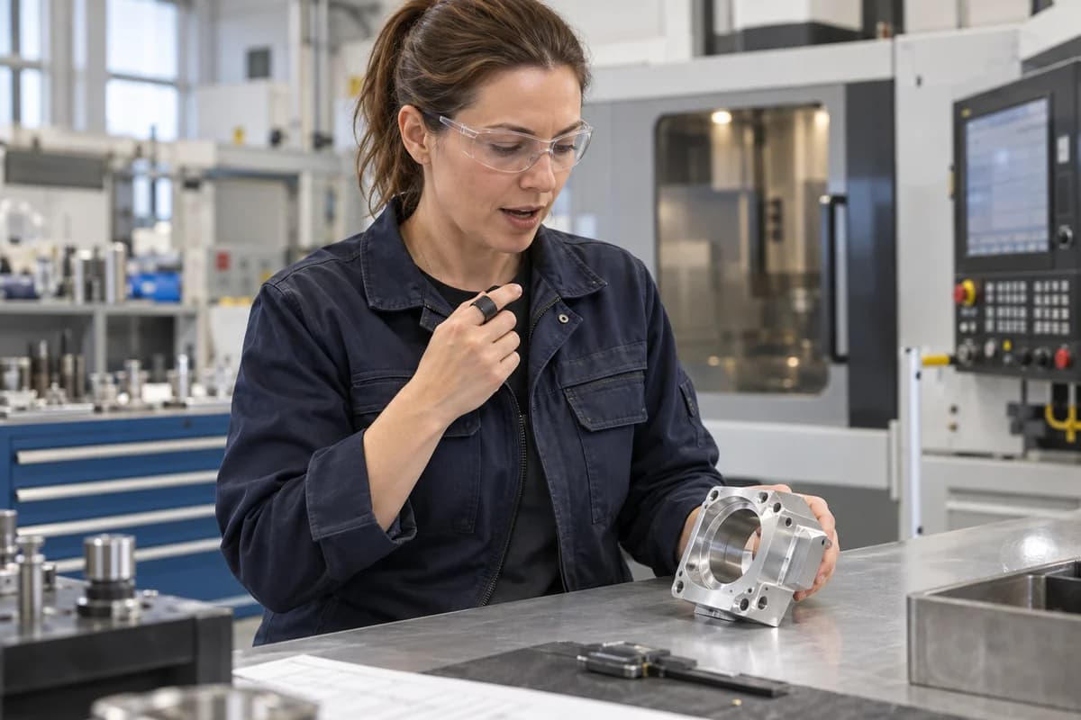 An expert explains her component inspection and captures it herself using a ring